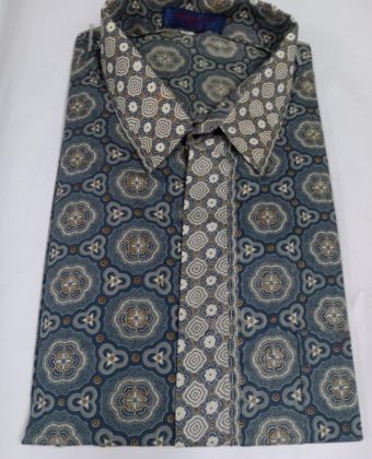 Batik Shirt Cotton Size S,Short Sleeve..