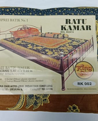 Batik Bedsheet King Size, 4 Pillows,2Bolsters